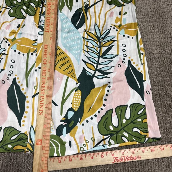 H/G Pants Multicolored Floral Semi Sheer Women’s Size Medium - Picture 3 of 12